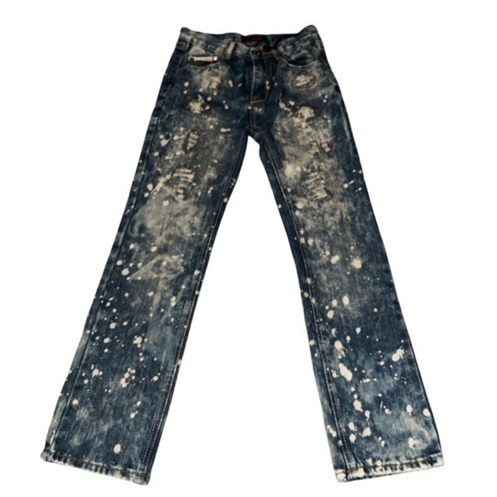 Lion Dynasty raw edge jeans size 12